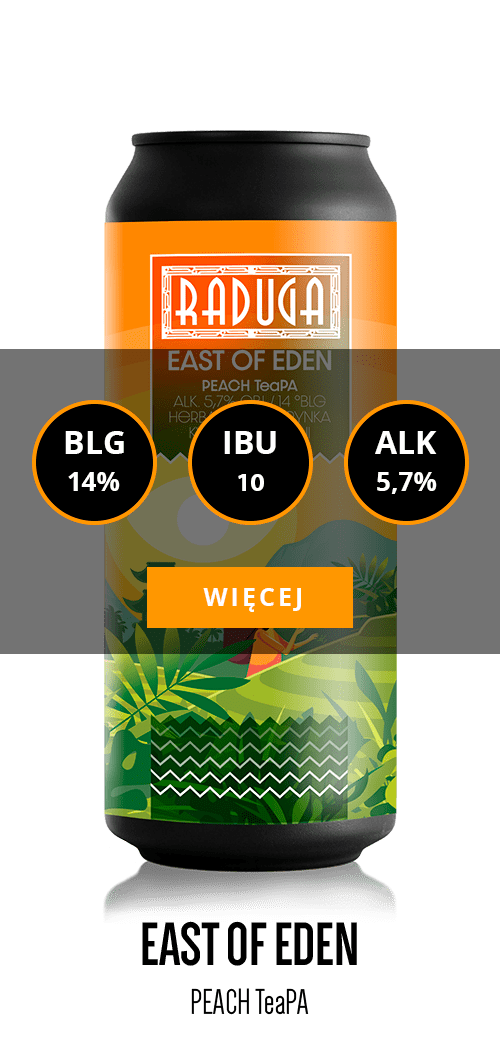 EAST OF EDEN - PEACH TeaPA - Informacje o piwie